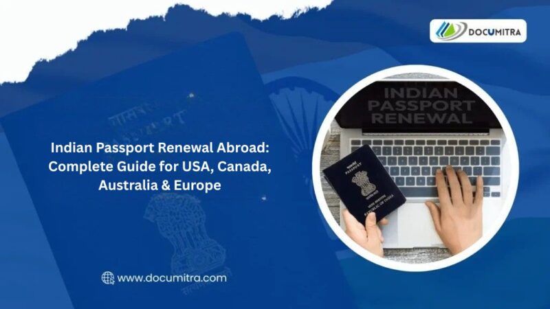 Indian passport renewal process abroad 2025 infographic